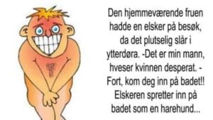 Ektemannen finner en fremmed mann på badet – men svaret på hvorfor han er naken?…